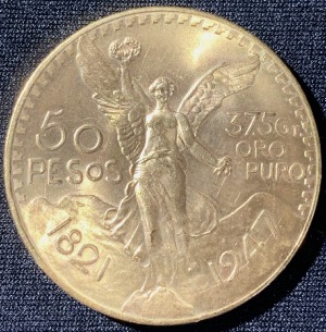 50 pesos or 1947 Mexique