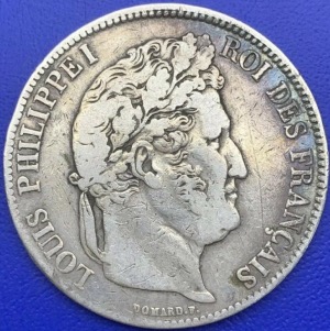 5 francs Louis Philippe I 1837 B