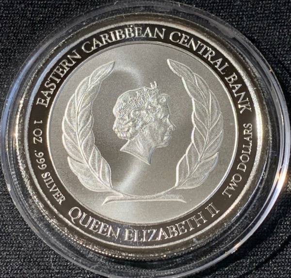 1 oz argent 2018 Saint Vincent et les Grenadines 2$