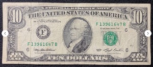 Etats-Unis Billet 10 dollars 1993 Atelier F Atlanta