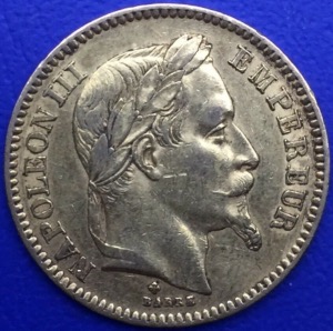 Monnaie Or, 20 Francs Or, Napoléon III Tête Laurée, 1864 BB, Strasbourg