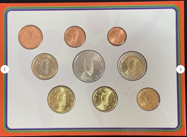 Coffret Euro Irlande 2003