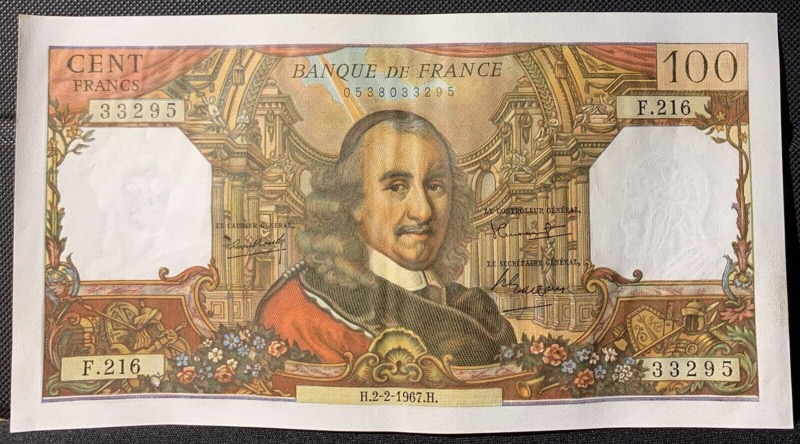 100 Francs Corneille 1967 F.216