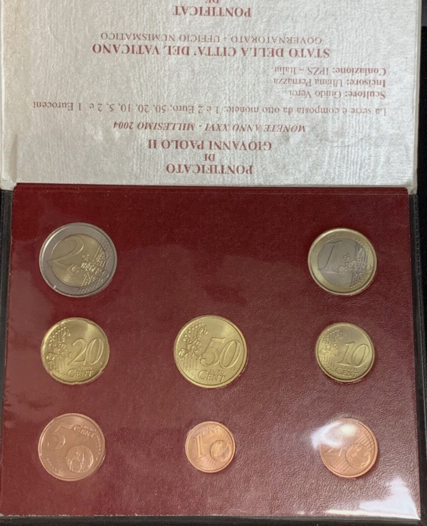 Coffret Euro Vatican 2004