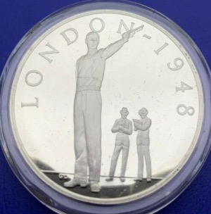 Médaille argent, Histoire des Jeux Olympiques, Londres 1948