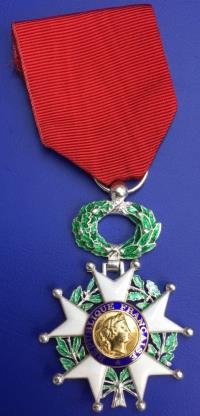 Médaille Chevalier de la légion d'honneur