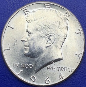 Half Dollar 1964 Kennedy, Argent, Etats-Unis 