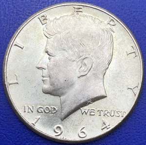 Half Dollar 1964 Kennedy, Argent, Etats-Unis 