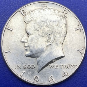 Half Dollar 1964 Kennedy, Argent, Etats-Unis 