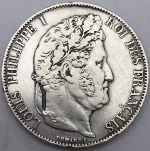 Louis Philippe 5 Francs 1847 A