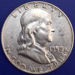 Half dollar Franklin 1958 États-Unis Denver 