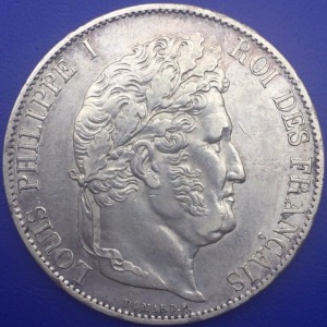 Monnaie Argent, 5 Francs Louis Philippe Ier 1846 A