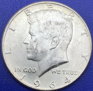 Half Dollar 1964 Kennedy, Argent, Etats-Unis 