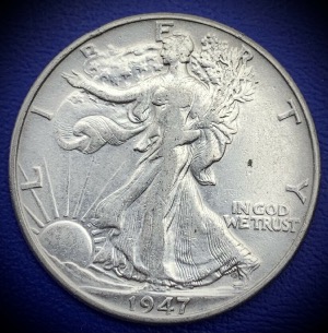 Half Dollar 1947 Walking Liberty, Argent, Etats-Unis