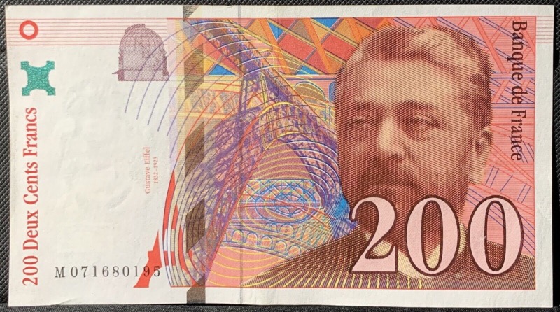 200 Francs Gustave Eiffel 1999