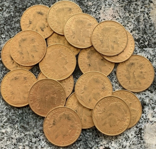 10 francs Coq Marianne 1912 or 